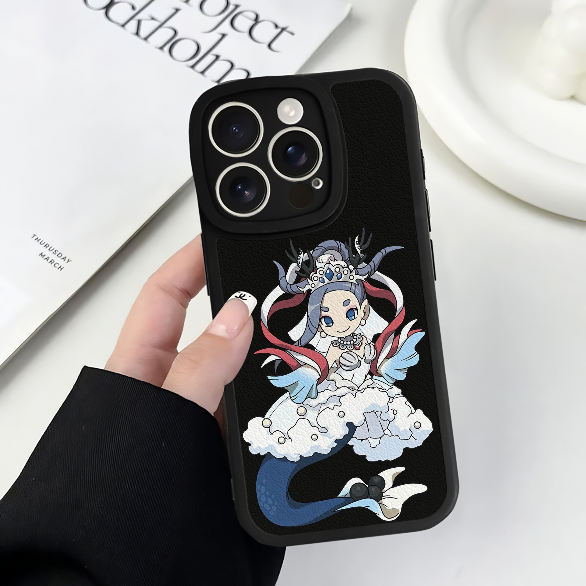 （画像用） 妖怪ウォッチ Yo-kai Watch 【iPhone 16シリーズ対応】シリコンスマホケース（レザー調） 材質：シリコン